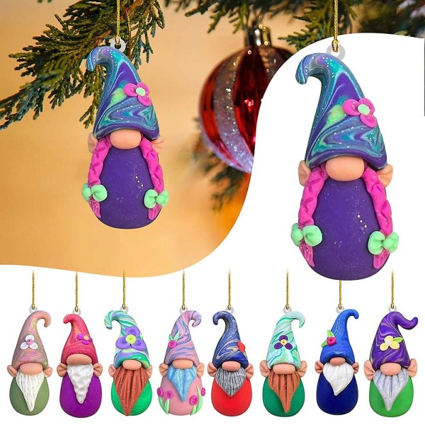 Cute Faceless Dwarf Pendant for Christmas Tree Fashion Festival Party Decoration for Chirtamas Tree D