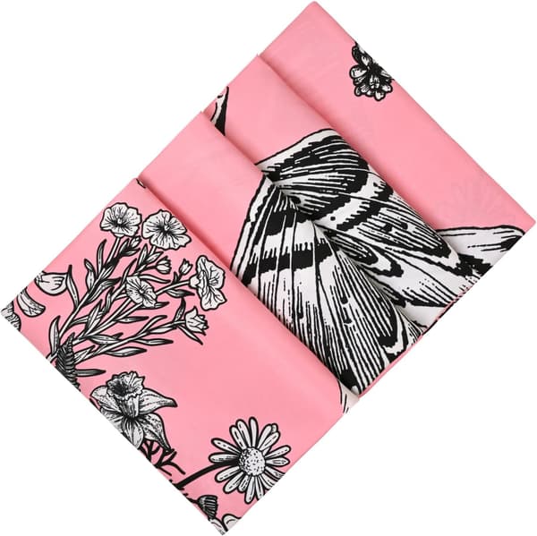 Sommerfugl Gobelin Boho Møl Gobelin Blomster Planter Gobeliner
