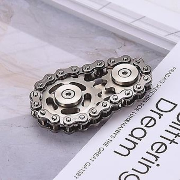 Cykelkedjeväxel Fidget Spinner Metallväxel Högkvalitativt Rostfritt Stål Nytt Nyhetsspel 5 X 5 X 3 Cm Hållbar Gyro (flerfärgad)