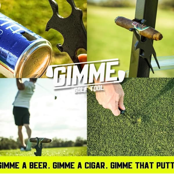 Golf Multi-ToolGolfbane CigarholderØlflaskeåbner Værktøj