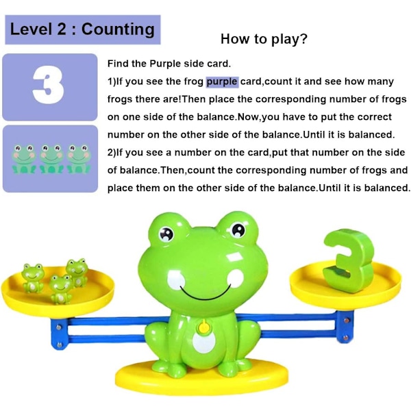 Frø Balance Cool Math Tælle Spil Uddannelse Tidlig Læring S