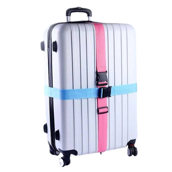 Luggage Belt -Pink Belt Blue and pink