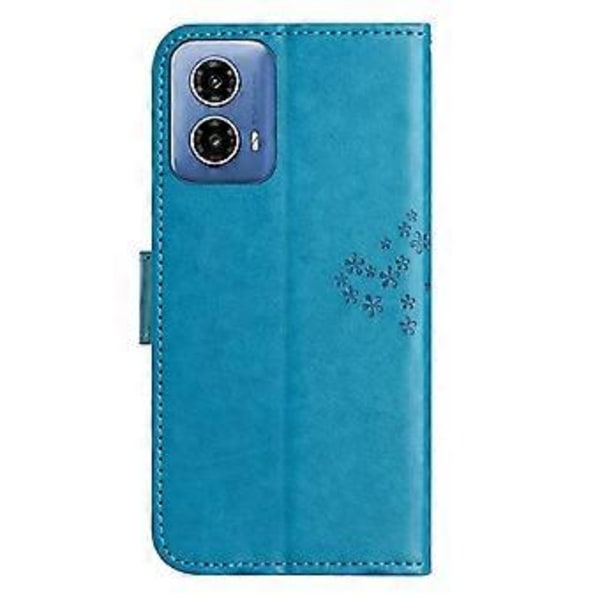 Til Motorola Moto G35 5G Etui PU Læder Ugle Træ Præget Pung Telefon Cover (Style E)