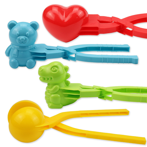 4 stk. Sneboldklemmer Sneboldmager Plastik Sneboldmager Snebold