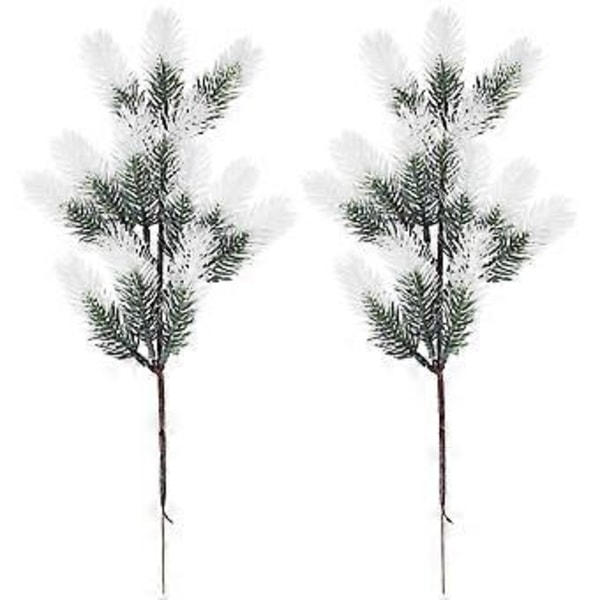2 stk. Kunstige Pindenegle Falske Planter Pindenegle Chic Julepynt