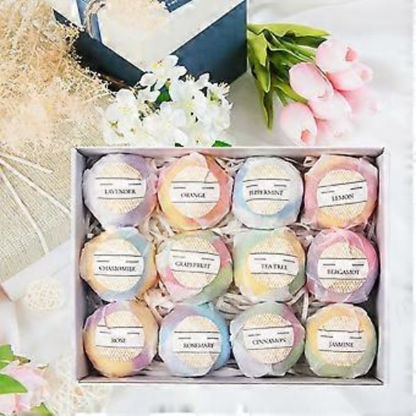 Badebomber Gaveeske Badeballer for Hudpleie og Avslapning Jule Valentinsdag Bursdagsgave