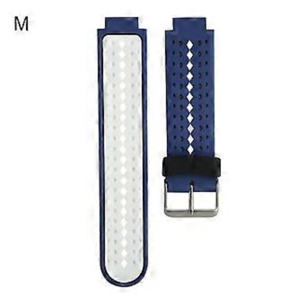 Klokkereim Myk Hurtigutløser Tofarget Silikon Smart Klokkerem for Garmin Forerunner/235/220/230/620/630/735xt( M)