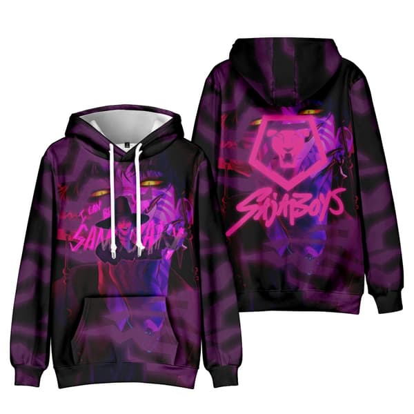 KPop Demon Hunters Hættetrøje 3D Print Pullover Hættetrøje til Mænd Kvinder 100cm