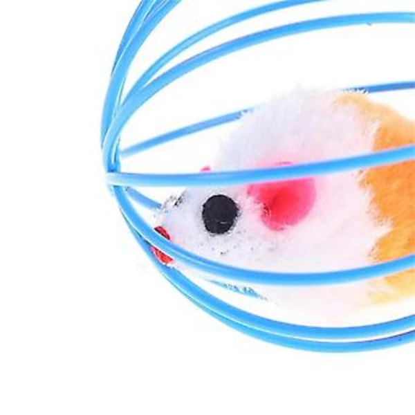 1 st Cat Leksak Stick Fjäderstav Med Klocka Mus Burleksaker Plast Konstgjord Färgglad Cat Teaser Leksak Husdjurstillbehör Slumpmässig Färg( )