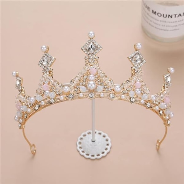 Crystal Tiara Crown Rhinestone For Child Crown Diadem Princess Gi