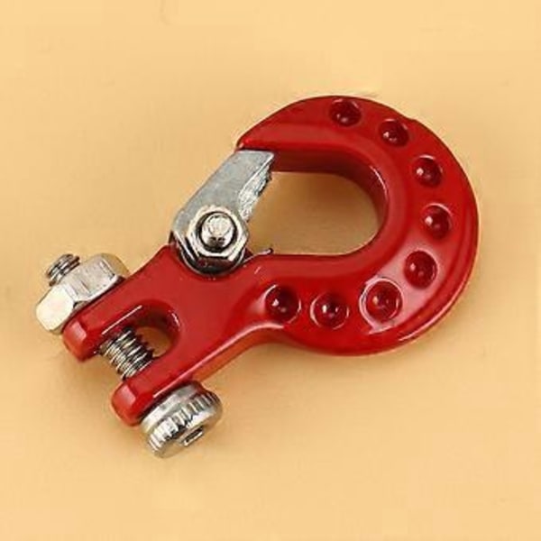 2 kpl Metallinen perävaunun koukku vinssin koukun koristelu 1/10 RC Crawler Car Axial SCX10 TRX4 D90 -päivitysosille, 1