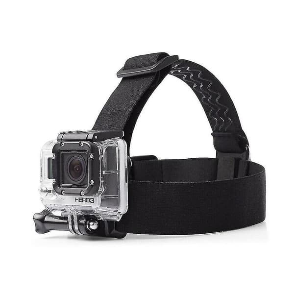 Telesin Hodebåndsmontering Hodebånd for Gopro Hero 10 9 8 Osmo Action Tilbehør