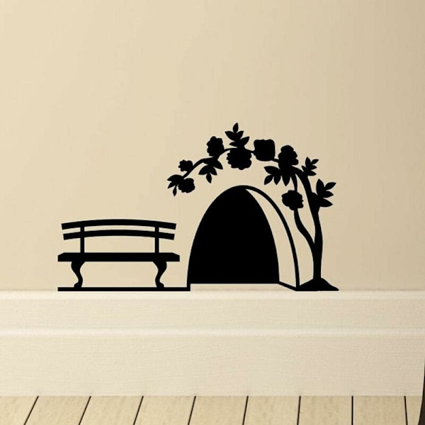 Mousehole Wall Art Sticker Vask Mus Vinyl Decal Fodliste Sjov