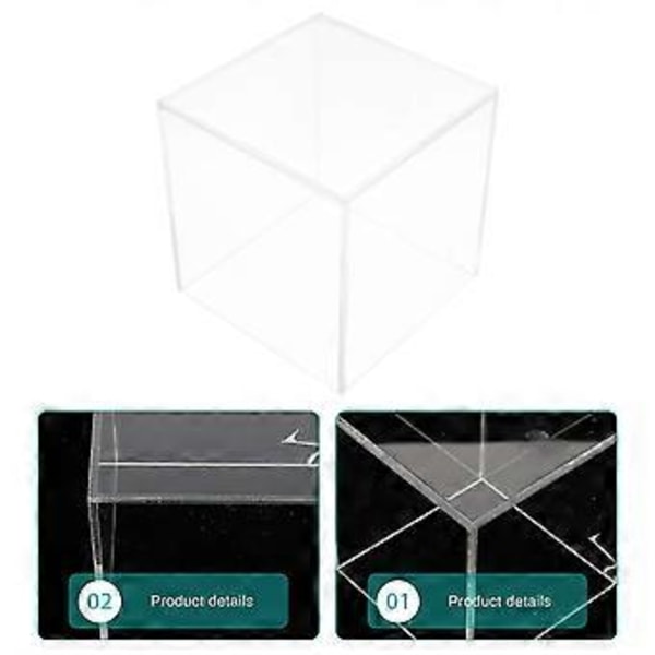 1st Akryl Display Box Transparent Förvaringsfodral Dammtät Förvarings Show Box