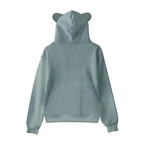 Unisex Spyfamily Anime Manga Hoodies Modetrykt Sød Katteøre Hættetrøje Jumper Toppe Langærmet Trøjer Gave (M A)