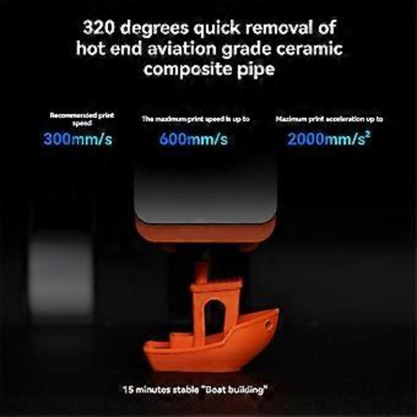 Messing 0,4 mm dyse Hotend-sæt til S1C Combo Extruder