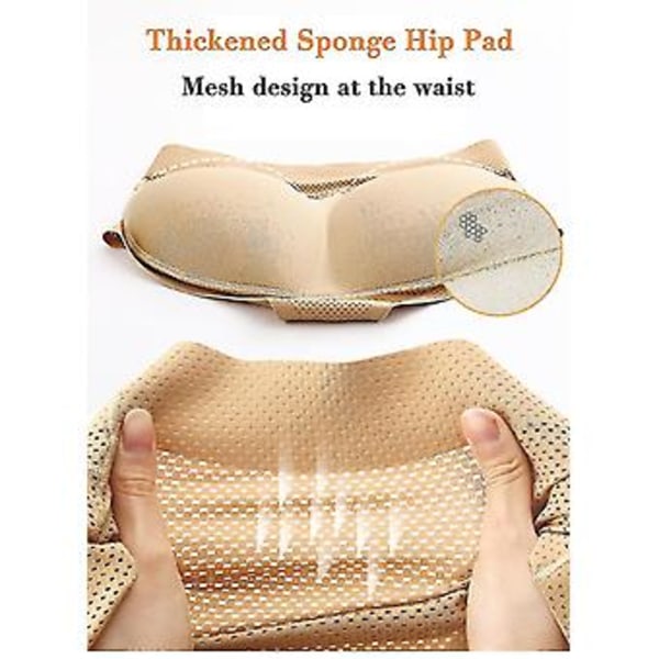 Kvinnor Vadderade Push Up Trosor Butt Lifter Shaper Falsk Rumpa (XL Låg midja 188svart-A)