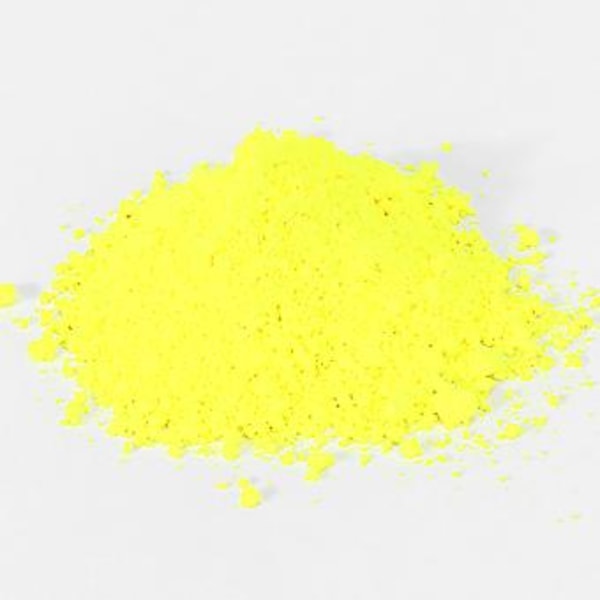 Nagel Fosforpulver Halloween Nagelkonst DIY Fluorescerande Pulver Manikyrverktyg 100g (Gul)