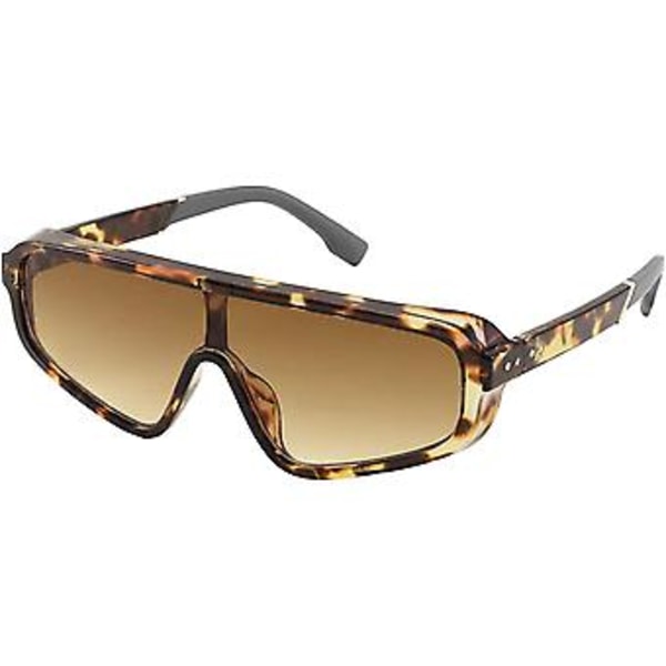 Ubiuo Retro En-delt Aviator Firkantede Solbriller Sport Siamese Skyggebriller For Menn Kvinner B2722