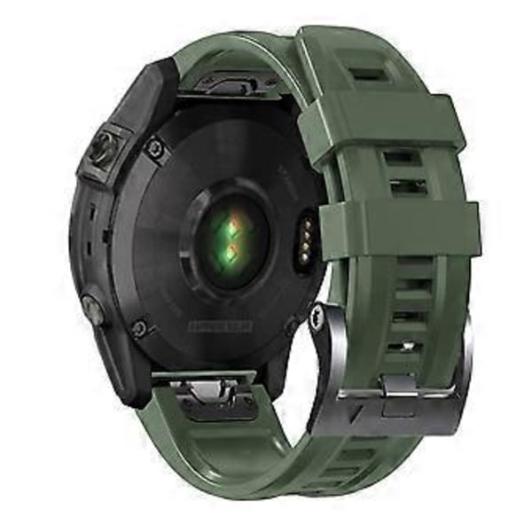 Type H Silikone Urrem 26mm til Garmin Tactix 7 Pro/Fenix 7X/Fenix 6X Pro (Style H)