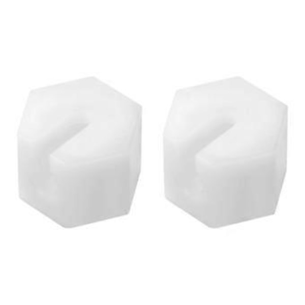 Crystal 1.0 ja 2.0 suuttimen vaihtomutterisarja, kaksi kappaletta, Quick-Fit CO2 -liitin, turvallinen kaasutiiviste