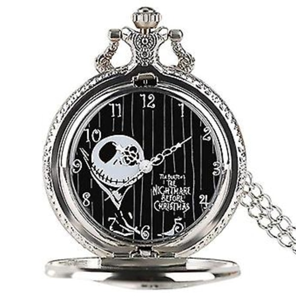Joulu Taskukello Jack Skellington Tim Burton Elokuva Lapsi Ripustimella (Musta)