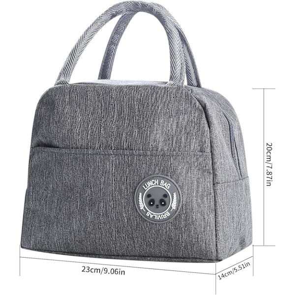 Grå, marineblå - 2-delt polypose, polyboks, totebag, egnet for