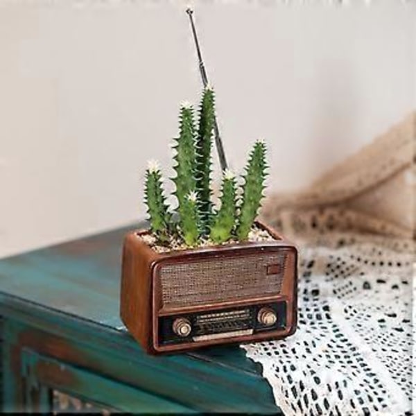 1st Harts Radioformad Kruka Kreativ Blomkruka Harts Skrivbordsplanteringsbehållare