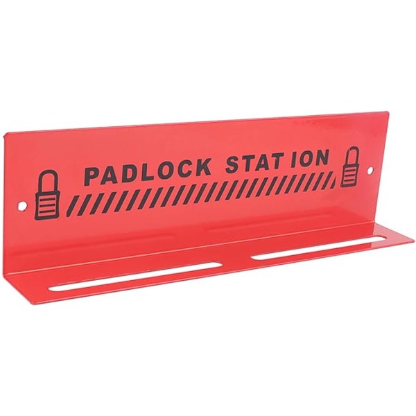 Låspadlock Station, Väggmonterad Hög Säkerhet Alarm Påminnelse Lås Stati