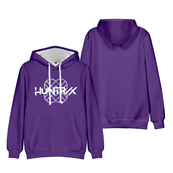 KPop Demon Hunters Hættetrøje 3D Print Pullover Hættetrøje til Mænd Kvinder 100cm