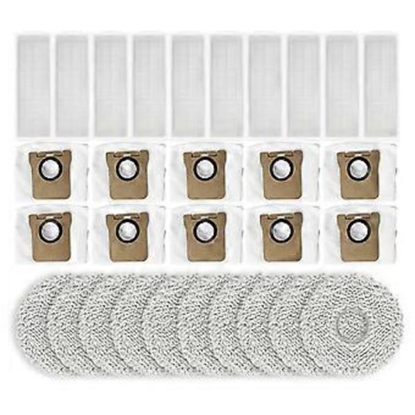 For MIijia Omni M30 Pro / C107 Hepa Filter Moppekluter Filler Støvpose Robot Støvsuger Tilbehør Reservedeler