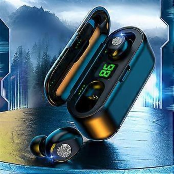 Headset Rea In-ear Hörlurar Digital Display Touch-Kontroll Hörlurar Bluetooth 5.0 Hi-Fi TWS-Hörlurar IPX7