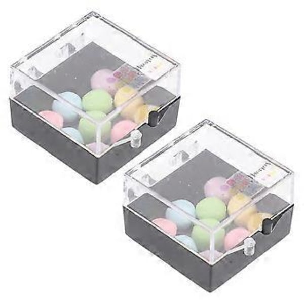 2 æsker Dukkehus Mini Macaron Miniature Macaron Model Falsk Dessert Ornament