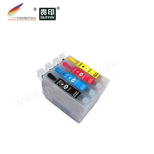 (rce2521) Refillable Ink Inkjet Cartridge For Epson Wf-3620 Wf-3640 Wf-7110 Wf-7610 Wf-7620 Wf7620 T2521 T2522 T2523 T2524 Kcmy