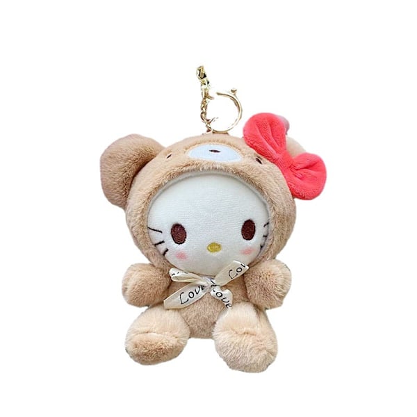 Mjuk nyckelring kawaii sanrio anime tecknad filmhänge accessoar söt