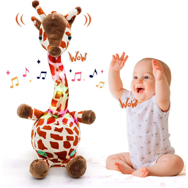 Dansende giraff, giraffelegetøj, giraffelegetøj til børn, der gentager