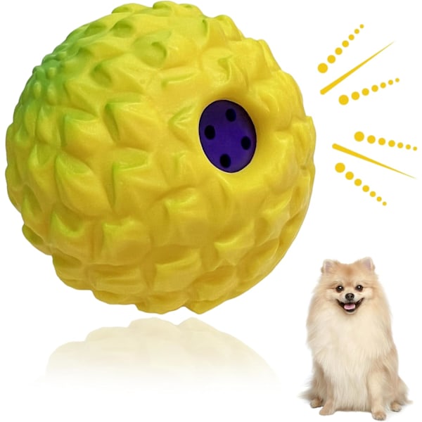 Giggle Ball 2,75 tum Giggle Ball för hundar Giggle Ball Interaktiva hundleksaker för små hundar Roliga hundleksaker Hund Självspel Leksak
