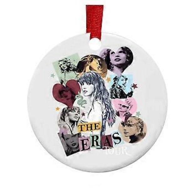 Taylor Swift The Eras Tour Julpynt Ornament Hängande Julgran Hem Dekoration (D)