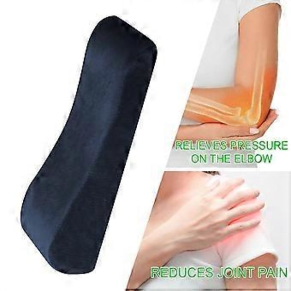 Ergonomiske Armleneputer for Kontorstol, Memory Foam Putetrekk Egnet for Gamingstoler, Rullestoler og Skrivebordsstoler