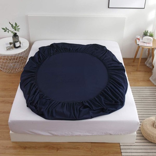 Lakan med resår, 180 x 220 cm, kuvert 30 cm, polyester madrass p