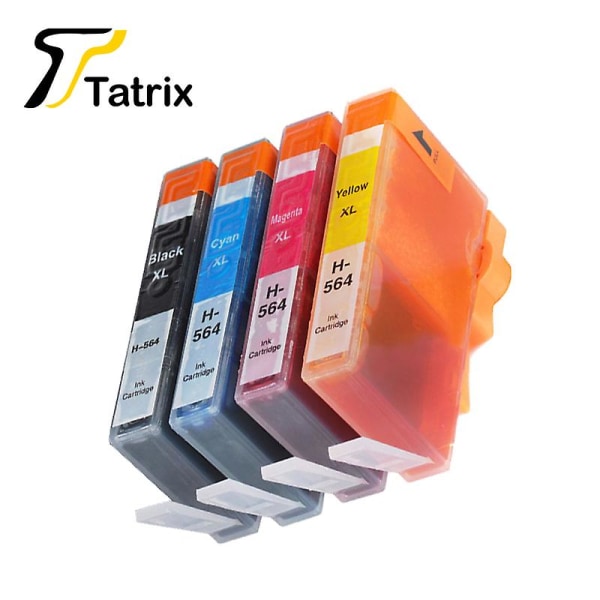 Tatrix For Hp564xl For Hp564 Printer Ink Cartridge For Hp C5324 C5370 C5373 C5380 C5383 C5388 C5390 5525 6510 6512 C410a 2pcs Magenta