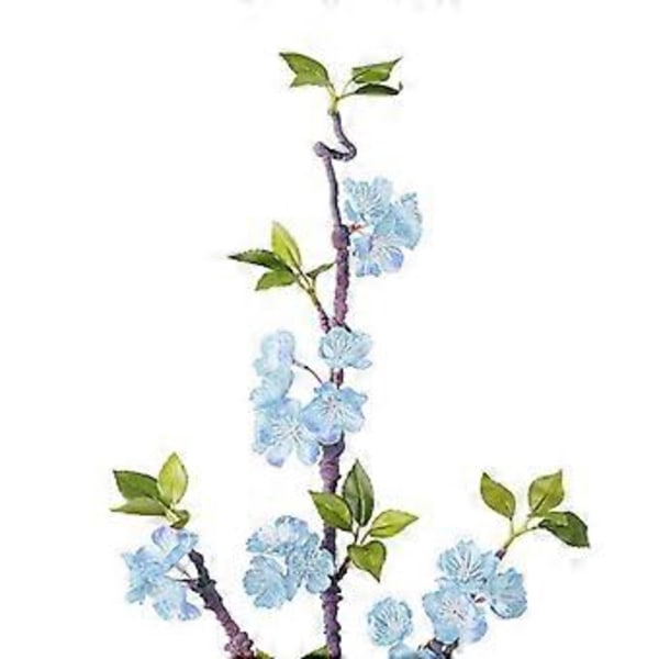 Konstgjorda blommor växter verklighetstrogna 7 grenar plast dekorativa falska blommor blad för hem trädgård balkong uteplats