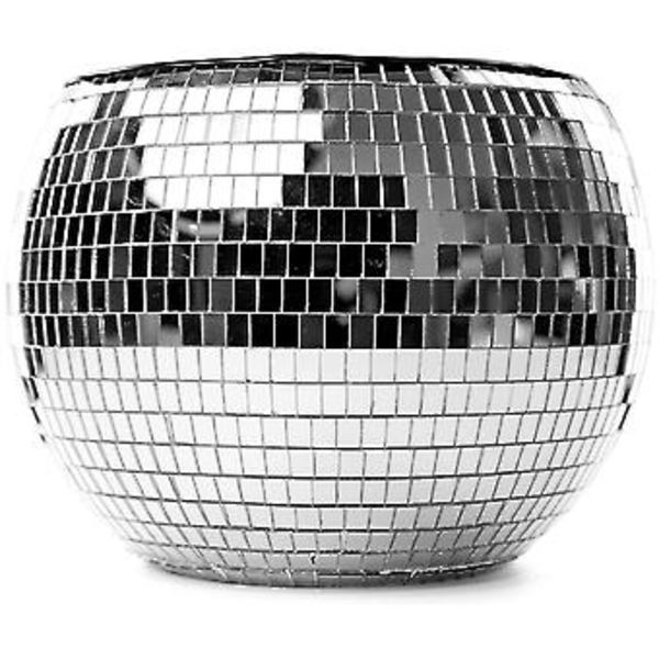 Disco Isbittbøtte Retro Party Tilbehør, 3l Kapasitet, Håndlaget Med Matkvalitet Ps Materiale, Dobbeltlag For Effektiv Isolasjon ( )