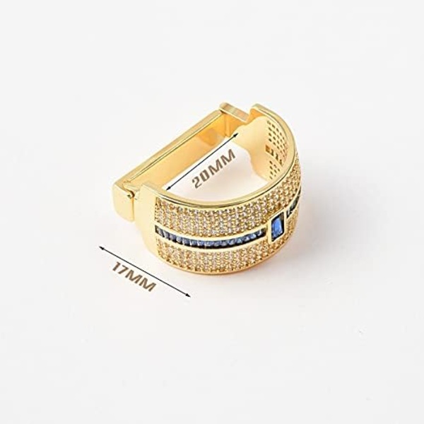 Mænds Micro Pave Cubic Zirconia slips til slips slipsholder krystal slipsring slipsnåle tilbehør til bryllup forretning