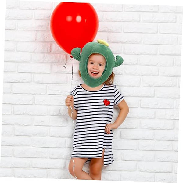 1 st Cactus Hatt Påsk Barn Cosplay Hatt Fest Kostym Tillbehör Plysch