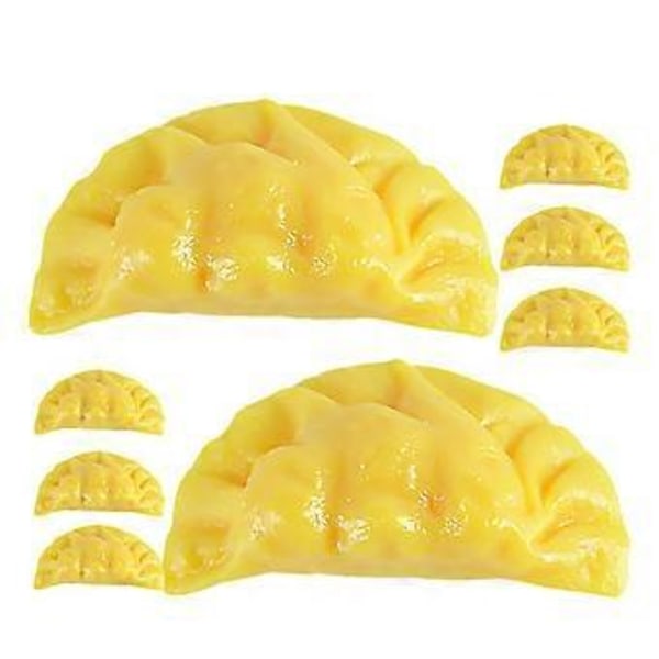 8 stk. Kunstige Dumplings Realistisk Falsk Dumpling Model Falske Dumpling Madmodeller