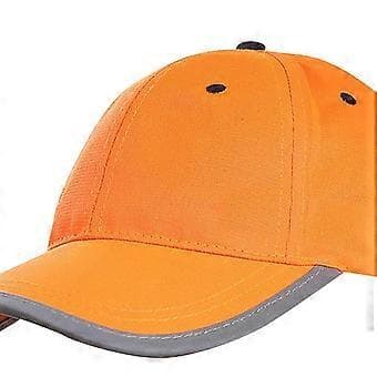 Säkerhetshatt Hög Synlighet Reflex Baseballkeps, Ljus Neonfärg Reflex (Orange)