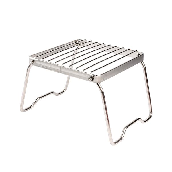 Bålstedrist, Transportabel Grillrist, 17CM Sammenfoldelig Rist, Ideel til