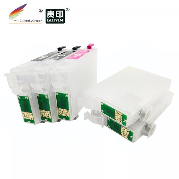 (rce-681-681-684) Refillable Refill Ink Cartridge For Epson T0681 T0682 T0683 0684 Nx510 Nx515 C120 Cx5000 Cx6000 Cx7000f