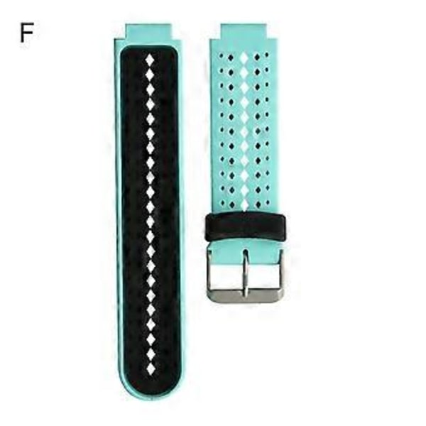 Klockarmband Mjukt Snabbfäste Tvåfärgat Silikon Smart Klockarmband för Garmin Forerunner/235/220/230/620/630/735xt( F)